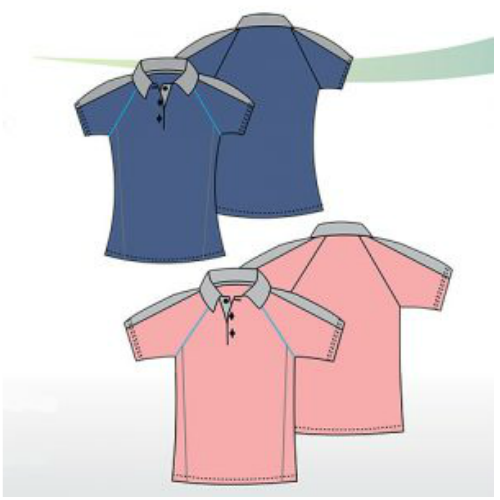 Camellia Golf Shirts - Image 2