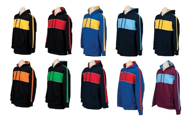 2ARM Hoodies-contrast sleeve & hood - Image 2