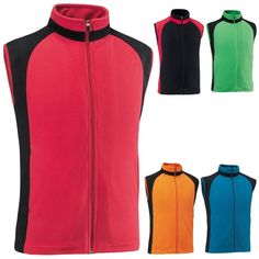 Sleeveless 2 tone Polar Fleece body warmer - Image 2