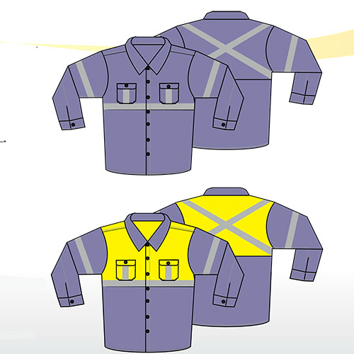 Emerald Reflective Shirts