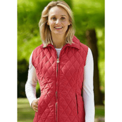 Gilet Uppingham Red Quilted Body Warmer