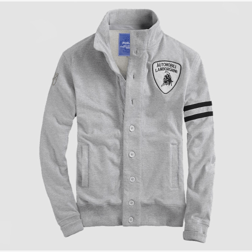 Grey Varsity Baseball Sweater