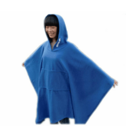 Hooded Polar Fleece Ponchos