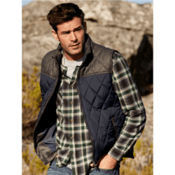 2 tone Quilted Body Warmer