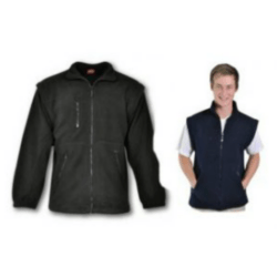 Polar Fleece Jackets with Zip-Off Sleeves