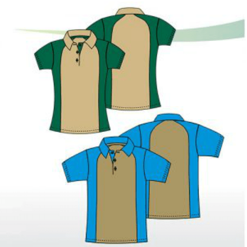 La Quinta two tone Golf Shirts - Image 2