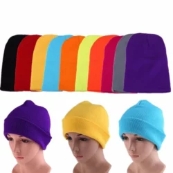 Knitted Beanie- Assorted colours