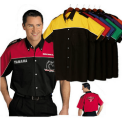 Assorted 2 tone pit shirts-Cyclone Racing shirt.