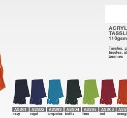 Knitted Scarf assorted colors