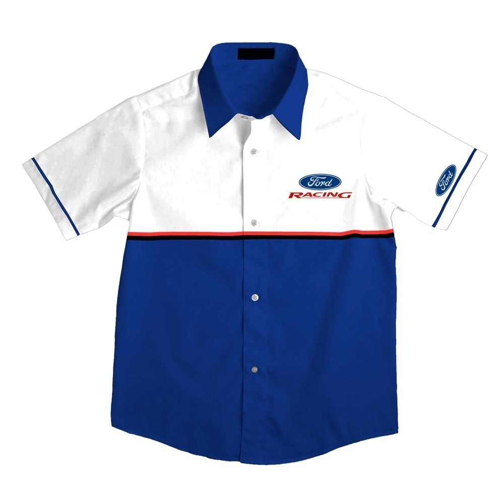 Two tone black and grey pit shirt-Audi Race Shirt - Image 3