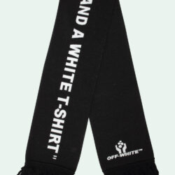 Aspen Knited logo Scarf