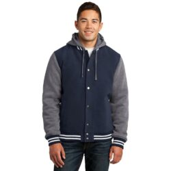 Letterman Hooded Jacket