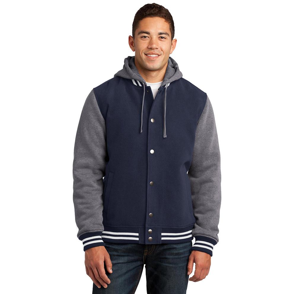Letterman Hooded Jacket