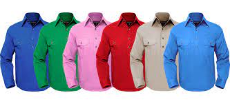 Out door shirts with breather flap acorss shoulders